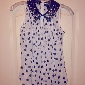 WHBM Sleeveless Blouse